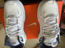 NIKE耐克男鞋AIR MONARCH IV新款厚底網(wǎng)面透氣休閑運(yùn)動(dòng)增高鞋老爹鞋 白/金屬銀 415445-102 40 曬單實(shí)拍圖