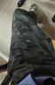 查佰倫 CHELDBAILANNC迷彩牛仔褲男情侶百搭美式復(fù)古潮流街頭迷彩寬松做舊牛仔工裝褲子 軍綠色【主圖款】 M 曬單實拍圖