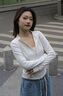 CEENIU防曬衣女透氣輕薄速干長(zhǎng)袖外套女士春夏季修身運(yùn)動(dòng)開(kāi)衫瑜伽服上衣 云紗白 【立領(lǐng)款】 M 【80-110斤】 曬單實(shí)拍圖