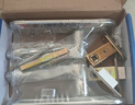 虎頓（HOTUN）衛(wèi)生間門鎖無鑰匙廁所浴室鎖洗手間鎖舌衛(wèi)浴執(zhí)手通用型孔距125 曬單實拍圖
