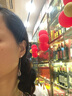 CAROMAY復古巴洛克耳環(huán)耳夾輕奢耳墜生日情人節禮物送女友老婆表白首飾品 925銀針·寶藍色包郵 曬單實(shí)拍圖