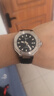 天梭（TISSOT）【七夕節(jié)禮物】瑞士手表 新品競速系列全自動機械男表 黑盤橡膠表帶T141.807.17.051.00 曬單實拍圖