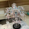 佩覺粉冠金屬拼圖粉黛十二銀皇冠非頭飾diy拼裝模型立體金屬積木 粉黛丨粉色的鳳冠丨支架 曬單實拍圖