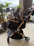 bello   W1 中小型寵物推車(chē)犬外出行狗車(chē)包分離狗狗折疊鋁合金狗車(chē)貓車(chē) W1金色【可分離】送雨罩 建議15斤內寵物使用 寵物推車(chē) 曬單實(shí)拍圖