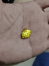 Lossot寶寶滿月周歲禮物長命富貴足金黃金長命鎖吊墜平安鎖掛墜送小孩子 曬單實拍圖