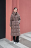 高梵黑金鵝絨服女王5.0長款收腰羽絨服25新款氣質(zhì)顯瘦時(shí)尚冬季女外套 鎏金8號 S 曬單實(shí)拍圖