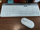 羅技（Logitech）K580無(wú)線(xiàn)藍(lán)牙超薄靜音鍵盤(pán) 辦公鍵盤(pán)筆記本電腦手機(jī)Mac平板ipad鍵盤(pán)雙模外接鍵盤(pán)薄膜便攜多屏家用 鍵鼠套裝-芍藥白【K580+Pebble】 曬單實(shí)拍圖