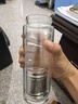繁季速開磁彈玻璃泡茶杯茶水分離雙層防燙車載一鍵開蓋水杯子男士 曬單實拍圖