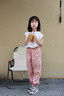 班納班納女童褲子秋季2025新款春秋薄款運動(dòng)褲兒童工裝褲秋款女孩長(cháng)褲 eyr織嘜微笑K粉 【熱銷(xiāo)款】 130 曬單實(shí)拍圖