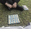 得力（deli）磁石軍棋旗陸戰(zhàn)棋折疊棋盤便攜兒童學(xué)生娛樂益智玩具禮物 曬單實拍圖