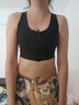 ubras涼感中高強(qiáng)前拉鏈防震運(yùn)動(dòng)內(nèi)衣女夏季無鋼圈文胸內(nèi)衣緩震胸罩 【透氣款】黑色 S 70A/70B/70C 曬單實(shí)拍圖