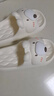 優(yōu)調(diào)拖鞋女卡通小熊厚底踩屎感居家浴室防滑防臭靜音拖鞋夏 白色40-41 曬單實(shí)拍圖