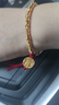 老廟黃金足金財(cái)神手串碎金盤纏財(cái)源滾滾胡Money同款復(fù)購補(bǔ)貼 曬單實(shí)拍圖