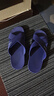 利達妮（TZLDN）特大碼拖鞋男夏季46浴室防滑耐磨48家居家用50老人加肥加大涼拖鞋 深藍 52-53 【適合51-52碼】 曬單實(shí)拍圖