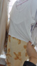 edition含絲針織半裙女夏新款碎花半身長裙設計感小眾包臀裙 淡香檳色 S/160 曬單實拍圖