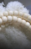 猛犸牙108顆手串項鏈5A級滿(mǎn)紋冰料原色果凍老型珠果凍男女佛念珠 精品滿(mǎn)紋9*10mm*108顆【原三通】 曬單實(shí)拍圖