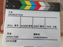 玫菲爾場記板專業(yè)電影導(dǎo)演打板場記板拍攝打板攝影卡板大號(hào)亞克力拍板照道具影視劇組開機(jī)拍戲板拍照拍板 木質(zhì)白色-大板30*25cm【送板擦+記號(hào)筆】 曬單實(shí)拍圖