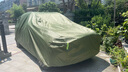御山河汽車車衣車罩防曬防雨隔熱遮陽(yáng)罩全罩加厚牛津布四季用汽車保護(hù)套 叢林綠*加厚款【航天級(jí)牛津布-可用10年】 【下單即送同材質(zhì)收納袋】 曬單實(shí)拍圖