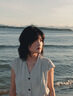 范思藍(lán)恩氣質(zhì)老錢風(fēng)麻本色休閑襯衫女2025夏新款坎肩v領(lǐng)襯衣2390 麻本色 S 曬單實拍圖