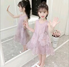 迪士尼女童網(wǎng)紅連衣裙夏裝2025新款中大兒童小女孩夏季超洋氣公主裙韓版 品牌無(wú)袖荷花裙粉色 120 建議身高110cm 曬單實(shí)拍圖