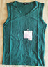 莫代爾純棉背心男士夏季V領(lǐng)無(wú)袖t恤純色運動(dòng)寬肩全棉打底汗衫坎肩健身潮 墨綠色 XL (140斤左右) 曬單實(shí)拍圖