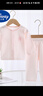 迪士尼（DISNEY）嬰兒衣服夏季純·棉薄款寶寶空調(diào)服長(zhǎng)·袖男女兒童套裝分體睡衣倆 粉色 80 cm 曬單實(shí)拍圖