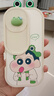 鑒百伊 卡通可愛青蛙適用蘋果15手機殼iPhone14promax硅膠軟殼13/12全包防摔趣味小眾 推拉鏡頭 白底白衣服小新Hey iPhone 16 Pro 曬單實拍圖