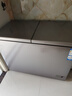 海爾（Haier）181/216/293/368升雙溫冰柜家用臥式冷柜大容量雙箱雙區冷凍冷藏同時(shí)用自動(dòng)減霜抑菌節能省電 300升 雙溫蝶門(mén)【內置玻璃門(mén)】 曬單實(shí)拍圖