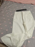 妍莉芬（yanlifen）夏裝搭配衣服一整套時(shí)尚套裝女裝小個(gè)子穿搭休閑闊腿褲鹽系兩件套 《兩件套》上衣+褲子送腰帶 L 【建議100-115斤】 曬單實(shí)拍圖