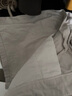 UR2025夏季新款男裝簡(jiǎn)約純色百搭直筒休閑短褲UMU850027 冷灰 34 曬單實(shí)拍圖