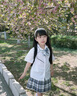 G.DUCKKIDS小黃鴨女童套裝夏裝學(xué)院風(fēng)襯衫兒童百褶裙子女孩表演服學(xué)生校服 少女心事 110 尺碼4~5歲【100-110cm】 曬單實(shí)拍圖