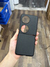 魔巖【頭層牛皮】適用華為p50pocket手機殼華為pocket2保護套PockeS折疊屏高檔商務男全包防摔高級感 曜石黑  華為P50 Pocket 曬單實拍圖