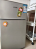志高小冰箱69L迷你小型家用 下冷藏上冷凍兩用宿舍寢室出租房雙門辦公室電冰箱 節(jié)能省電 一級能效-69L銀雙門【省電輕音】 曬單實拍圖