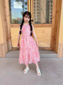 G.DUCKKIDS小黃鴨童裝女童夏裝裙子2025新款兒童夏天雪紡公主裙女大童連衣裙 粉色 140 (建議125-135cm 7-8周歲） 曬單實(shí)拍圖