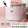 美外化妝包大容量2021新款超火化妝品梳妝盒手提化妝箱防水定型 公主粉【加固PP內(nèi)膽定型防水】 低筒小號【21*16*12】 曬單實拍圖