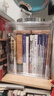 書本收納盒學生書架桌面透明防塵書柜收納箱書籍整理盒收納神器 大號1個裝 【可放普通大小書本】 曬單實拍圖