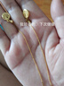 DL 1998胖東來品質(zhì)鍍18K金耳線鍍18K金福字耳線女同款 福字耳線【0.88克】 曬單實拍圖