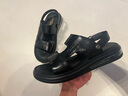 金利來(lái)（Goldlion）涼鞋男輕便商務(wù)休閑鞋舒適耐磨沙灘鞋G596320230AAF黑色41 曬單實(shí)拍圖