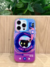 GGSHARE寄居蟹原創(chuàng)DJ貓磁吸手機(jī)殼帶支架適用iphone16蘋果15promax新款14小眾高級感13鐳射12磨砂漸變套女 唱片貓磁吸手機(jī)殼 iphone 16 pro max 曬單實拍圖