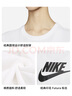 耐克(NIKE)春夏女短袖T恤 純棉 運(yùn)動(dòng)休閑 修身顯瘦 DX7907-100 白色XL 曬單實(shí)拍圖
