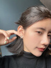Jay仿貓眼石小花耳夾無耳洞女無痛耳環(huán)送閨蜜女友生日禮物實用 曬單實拍圖