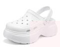 斯凱奇（Skechers）洞洞鞋女鞋夏季2025新款海獺泡泡鞋厚底透氣外穿涼拖鞋111678 曬單實(shí)拍圖