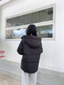 波司登反季羽絨服女90絨面包服寬松短款保暖加厚外套B250245112XS 曬單實(shí)拍圖