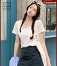 美洋（MEIYANG）絲麻T(mén)恤 天絲苧麻基礎簡(jiǎn)約圓領(lǐng)百搭正肩短袖上衣Ut恤女 白色 M 曬單實(shí)拍圖