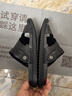 金利來（goldlion）男鞋都市休閑透氣戶外涼鞋兩穿皮鞋沙灘鞋59622032401A-黑色-43碼 曬單實拍圖