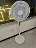 美的（Midea）電風(fēng)扇家用遠(yuǎn)距送風(fēng)遙控智能落地扇七葉智能感溫立式電扇宿舍臥室搖頭 【25年新品】升級AI聲控風(fēng)隨溫變款35AS 曬單實拍圖