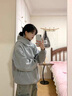 OEMG  斜拉鏈開衫衛(wèi)衣男士秋季新款cleanfit美式潮牌重磅寬松連帽外套 花灰色 XL [建議110-130斤] 曬單實拍圖