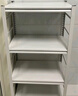 唐輯書架書柜學生兒童家用落地置物架鐵藝圖書架子白色四層 50*30*118 曬單實拍圖