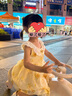LUSON小O寶童裝寶寶重工滿(mǎn)繡小雛菊連衣裙女夏2025女童花邊蓬蓬公主裙 曬單實(shí)拍圖