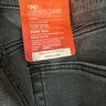 Levi's李維斯冬暖系列男士551Z直筒寬松休閑懷舊復(fù)古保暖牛仔褲 黑色 29 (32) 曬單實拍圖